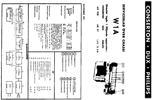 Conserton AB1518 Ch= Philips W1A; Stern & Stern (ID = 2377200) Radio