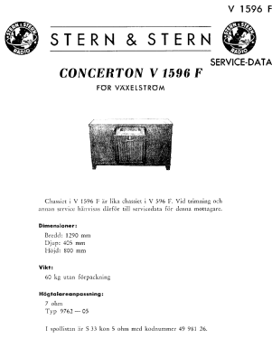 Salzburg V1596F; Stern & Stern (ID = 2728021) Radio