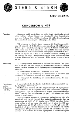 U 475; Stern & Stern (ID = 2737646) Radio