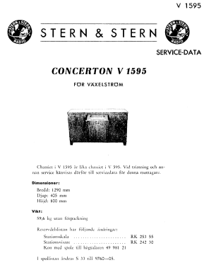 V1595; Stern & Stern (ID = 2727982) Radio