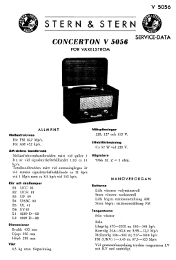 V5056; Stern & Stern (ID = 2740142) Radio