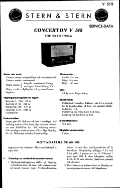 V515; Stern & Stern (ID = 2727518) Radio