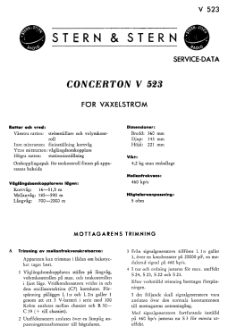 V523; Stern & Stern (ID = 2738702) Radio