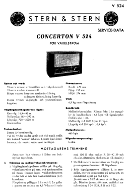 V524; Stern & Stern (ID = 2738710) Radio