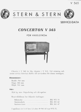 V565; Stern & Stern (ID = 2727677) Radio