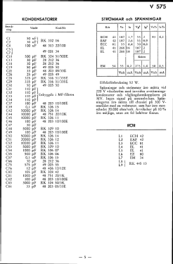 V575; Stern & Stern (ID = 2727685) Radio