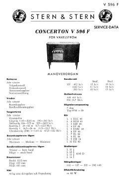 V596F; Stern & Stern (ID = 2728009) Radio