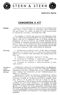 V 477; Stern & Stern (ID = 2737487) Radio