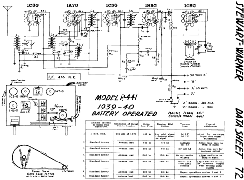 4415 Ch= R-441; Stewart Warner; (ID = 569803) Radio