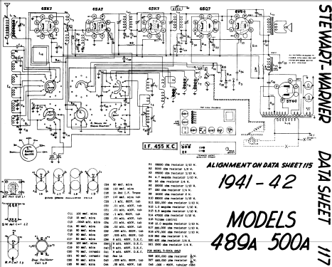 489A ; Stewart Warner; (ID = 576149) Radio