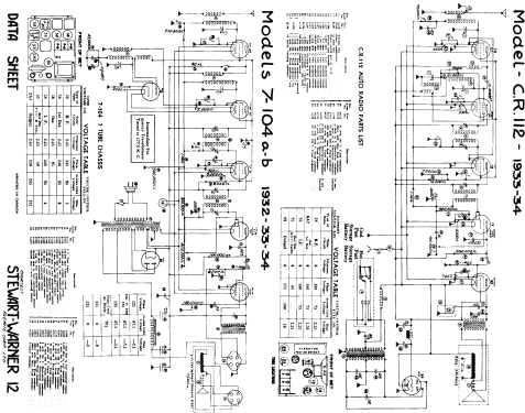 7-104A and 301-B ; Stewart Warner; (ID = 578466) Radio