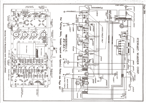 Ch= 900 series; Stewart Warner; (ID = 1620640) Radio