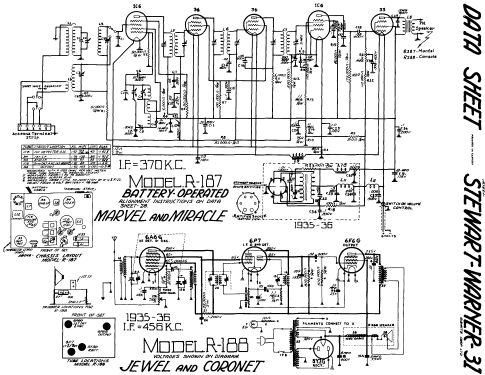 Miracle Ch= R-187; Stewart Warner; (ID = 578448) Radio