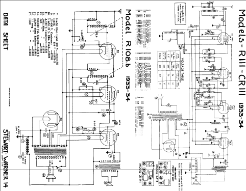 R108B ; Stewart Warner; (ID = 578465) Radio