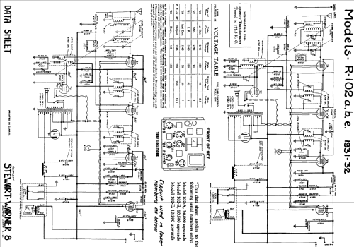 R-102A ; Stewart Warner; (ID = 580513) Radio