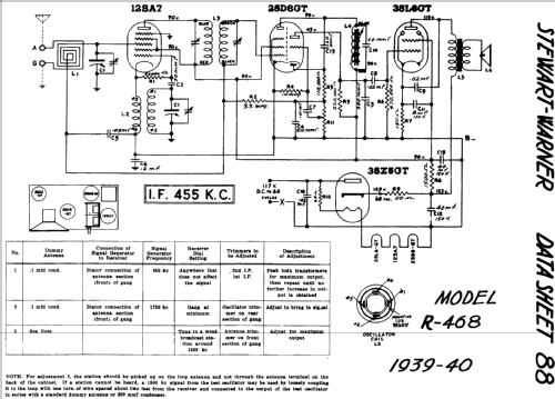 R-468 ; Stewart Warner; (ID = 570745) Radio