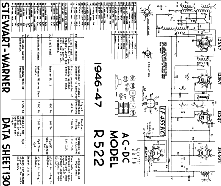 R-522 ; Stewart Warner; (ID = 576191) Radio