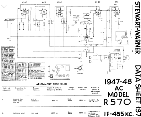 R-570 ; Stewart Warner; (ID = 576225) Radio