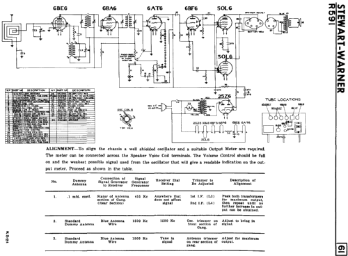 R-591 ; Stewart Warner; (ID = 577477) Radio