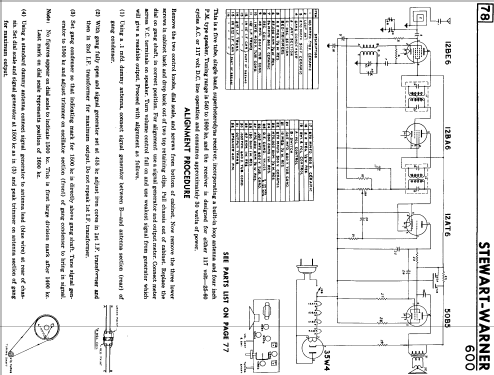 R-600 ; Stewart Warner; (ID = 577479) Radio