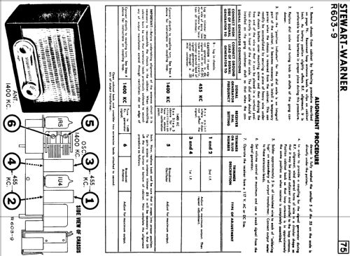 R603-9 ; Stewart Warner; (ID = 577493) Radio