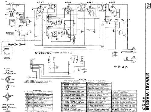 R-612X ; Stewart Warner; (ID = 577486) Radio