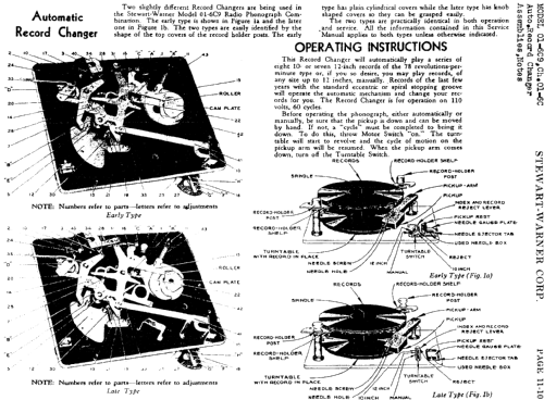 01-6C9 Ch= 01-6C; Stewart Warner Corp. (ID = 531544) Radio