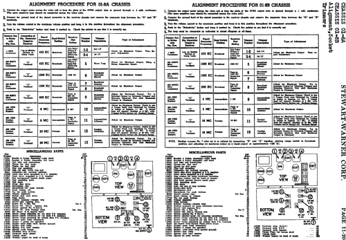 01-8A2 Ch= 01-8A; Stewart Warner Corp. (ID = 532862) Radio