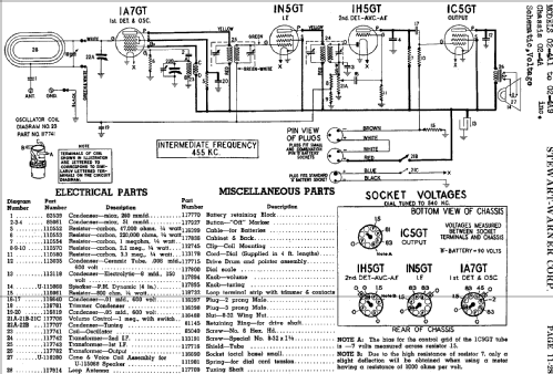 02-4A4 Ch= 02-4A; Stewart Warner Corp. (ID = 530392) Radio