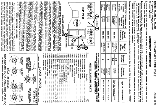 03-5K3 Ch= 03-5K; Stewart Warner Corp. (ID = 534024) Radio