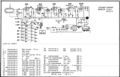 03-6J1 Ch= 03-6J; Stewart Warner Corp. (ID = 454780) Radio