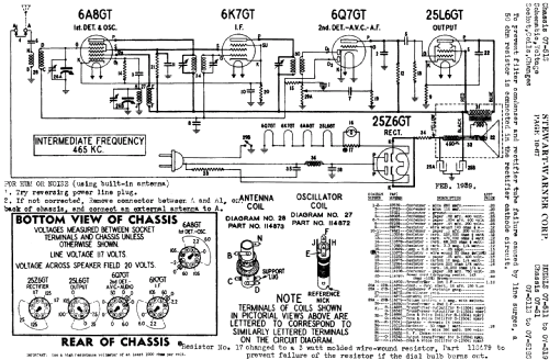 07-511S Ch= 07-51S; Stewart Warner Corp. (ID = 528841) Radio