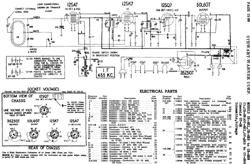 07-5R3 Campus Ch= 07-5R; Stewart Warner Corp. (ID = 534439) Radio