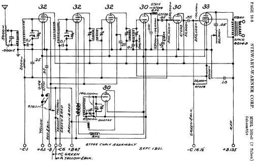 102D ; Stewart Warner Corp. (ID = 509278) Radio