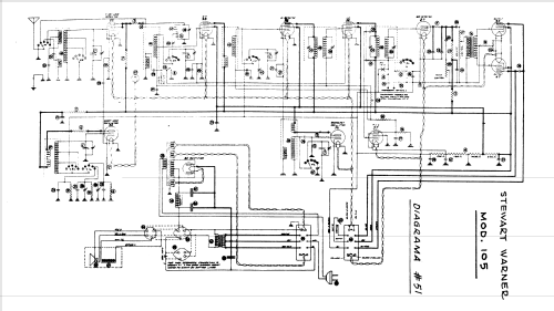 105 series chassis; Stewart Warner Corp. (ID = 1520376) Radio