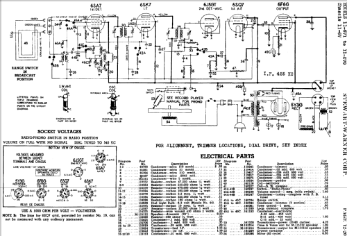 11-6V4 Ch= 11-6V; Stewart Warner Corp. (ID = 538459) Radio