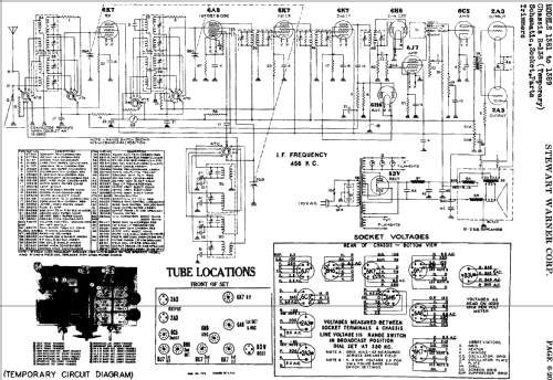 1382 Ch= R-138; Stewart Warner Corp. (ID = 504190) Radio