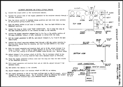 17-8E9Z ; Stewart Warner Corp. (ID = 483109) Radio