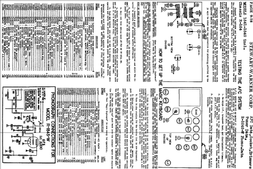 1843 Ch= R-184; Stewart Warner Corp. (ID = 512232) Radio