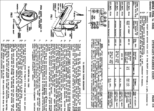 205GA Ch= 205G; Stewart Warner Corp. (ID = 541404) Radio