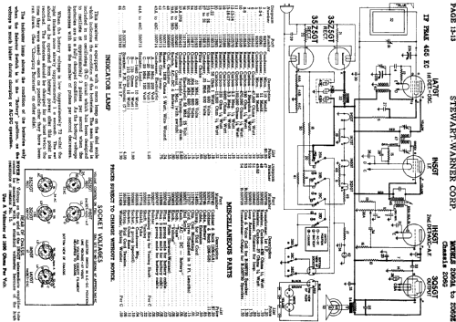 206GA Ch= 206G; Stewart Warner Corp. (ID = 542356) Radio