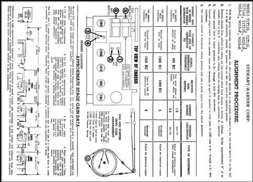 51T136 Code 9018-F; Stewart Warner Corp. (ID = 364589) Radio