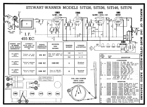 51T136 Code 9018-F; Stewart Warner Corp. (ID = 75449) Radio