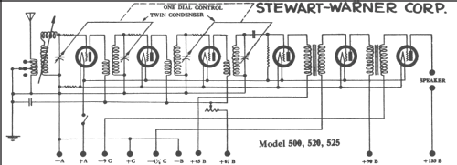 525; Stewart Warner Corp. (ID = 245126) Radio