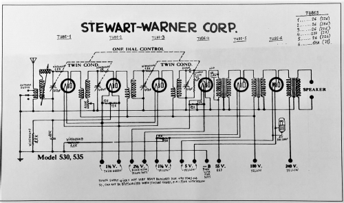 535; Stewart Warner Corp. (ID = 2587510) Radio