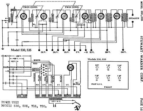 535; Stewart Warner Corp. (ID = 491216) Radio