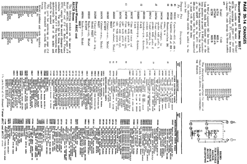 61T16W Ch= 9022AW; Stewart Warner Corp. (ID = 565900) Radio