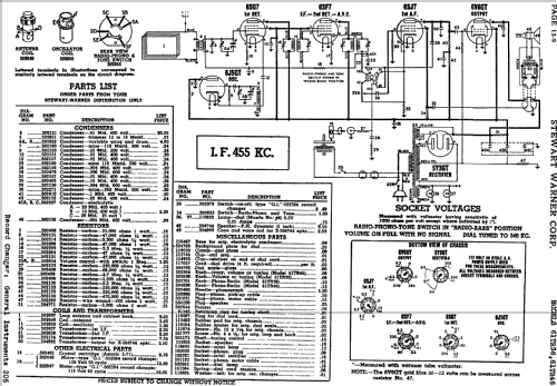 61TR36 9029B; Stewart Warner Corp. (ID = 554446) Radio