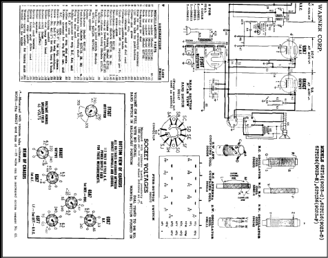 62T16 Ch= 9023C; Stewart Warner Corp. (ID = 483696) Radio