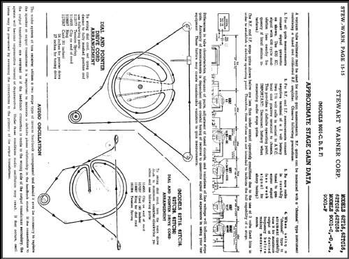 62T16 Ch= 9023C; Stewart Warner Corp. (ID = 483699) Radio